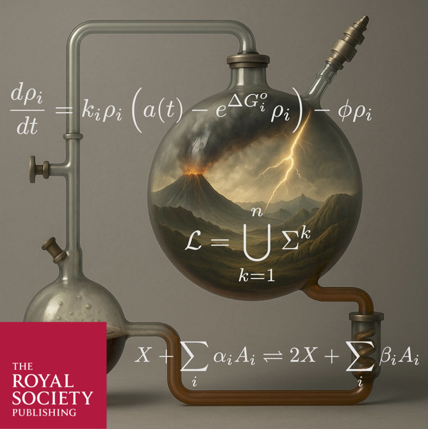 Artwork for the Transactions of the Royal Society B Special Issue - Origins of life: the possible and the actual.